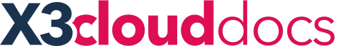 X3 Cloud Docs Logo